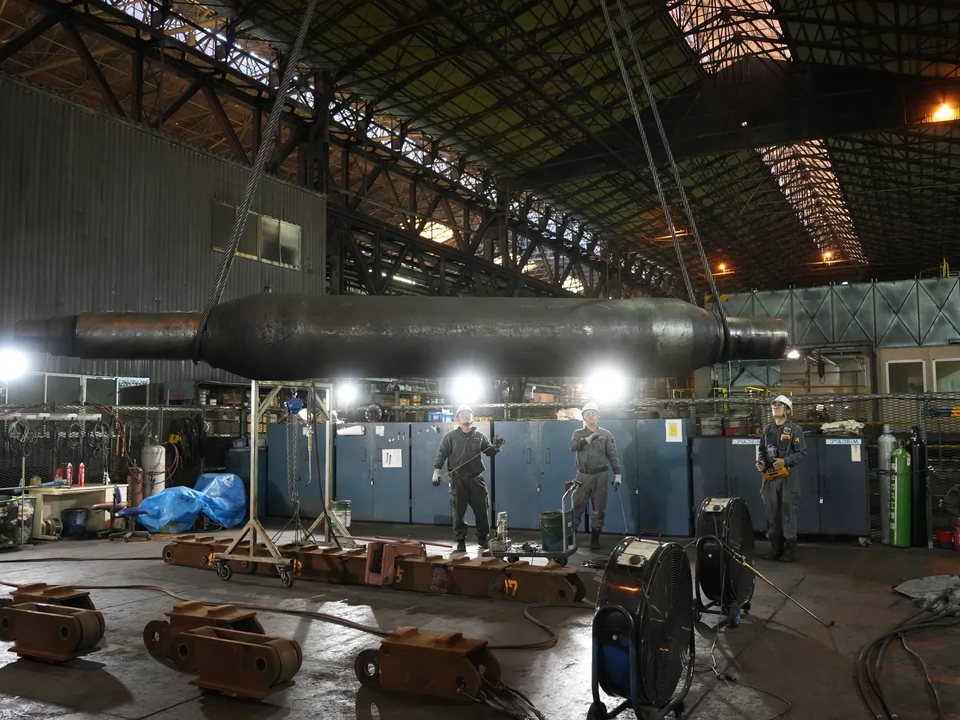 田原工業が作業する工場の全景